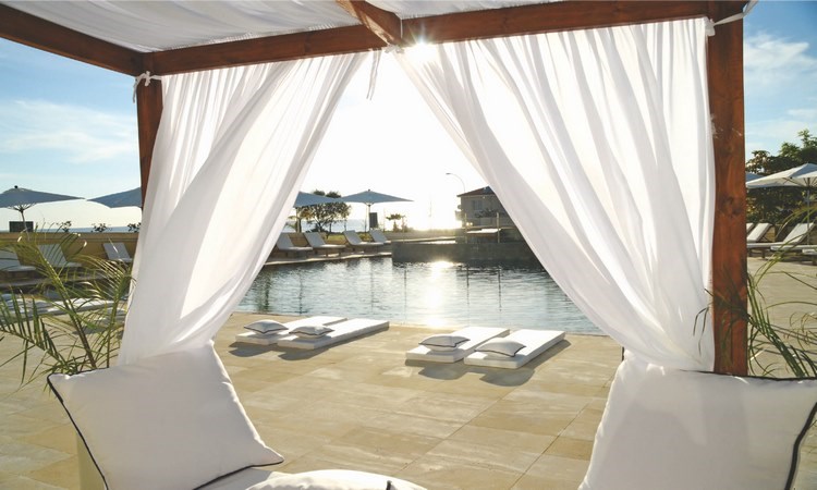 poolside chairs in E Hotel